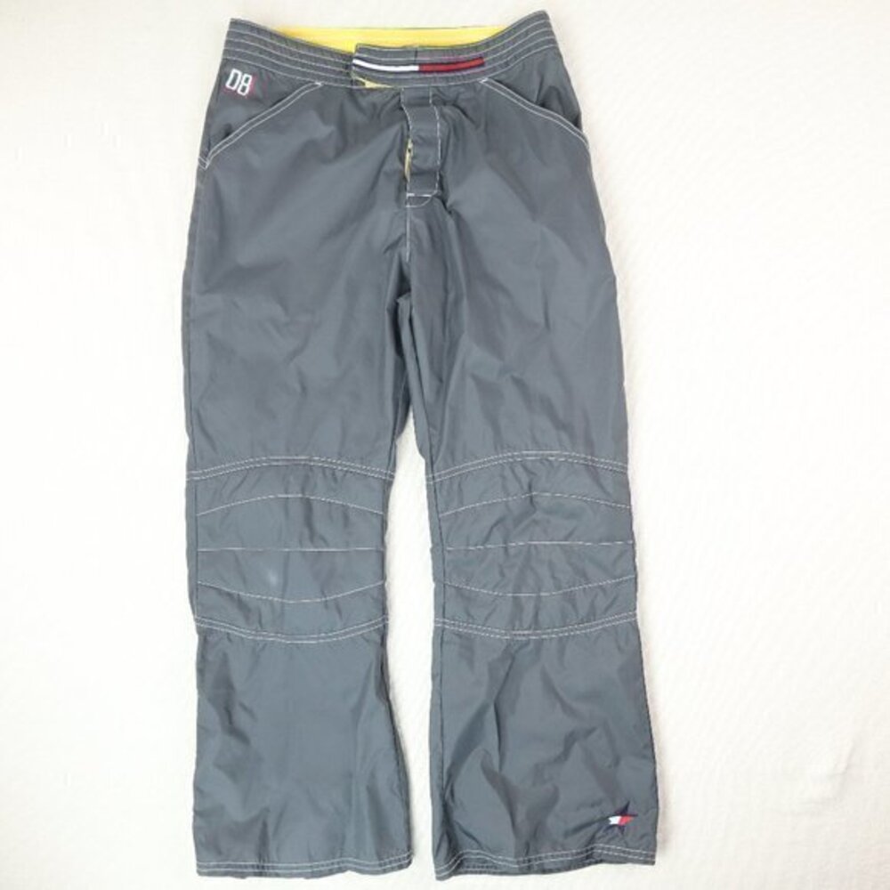 Tommy Hilfiger y2k Girls Pants Size 16 Windbreaker Colorblock Logo Nylon Track